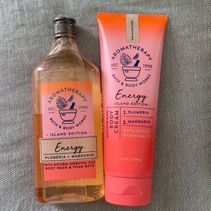 Bath and Body Works Energy Body Wash and Lotion